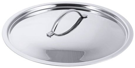 Edelstahl Deckel für Ø 12-50cm für Serie 2000 Kochtopf Bratpfanne Stielkasserolle Contacto - CPGASTRO