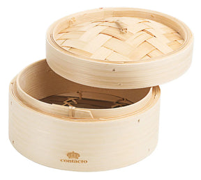 Dampfgarkorb aus Bambus Ø 15-26 cm zum Dämpfen von Dim Sum Gerichten - CPGASTRO