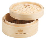 Dampfgarkorb aus Bambus Ø 15-26 cm zum Dämpfen von Dim Sum Gerichten