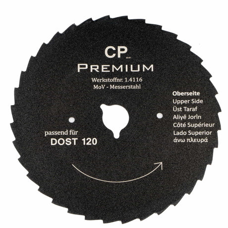 Kreismesser für Dost 120 Teflon Beschichtet Döner- Gyrosmesser.