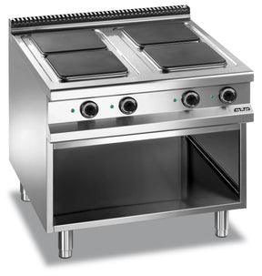 MBM Elektroherd 4 Kochplatten viereckig mit Untergestell 13 kW - CPGASTRO