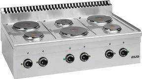 MBM Elektroherd 6 Kochplatten 12,3 kW - CPGASTRO