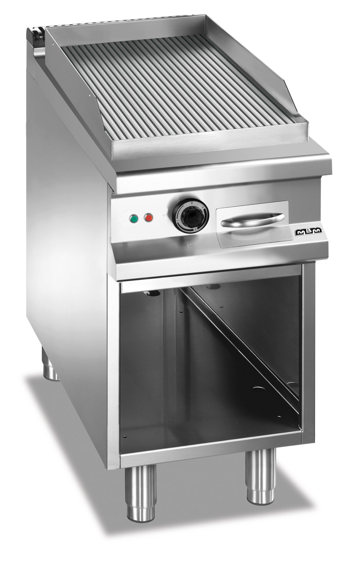 MBM Grillplatte gerillt mit Untergestell 6 / 8 kW MBM - CPGASTRO