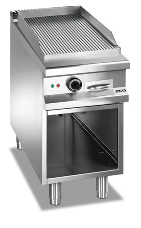MBM Grillplatte gerillt mit Untergestell 6 / 8 kW - CPGASTRO