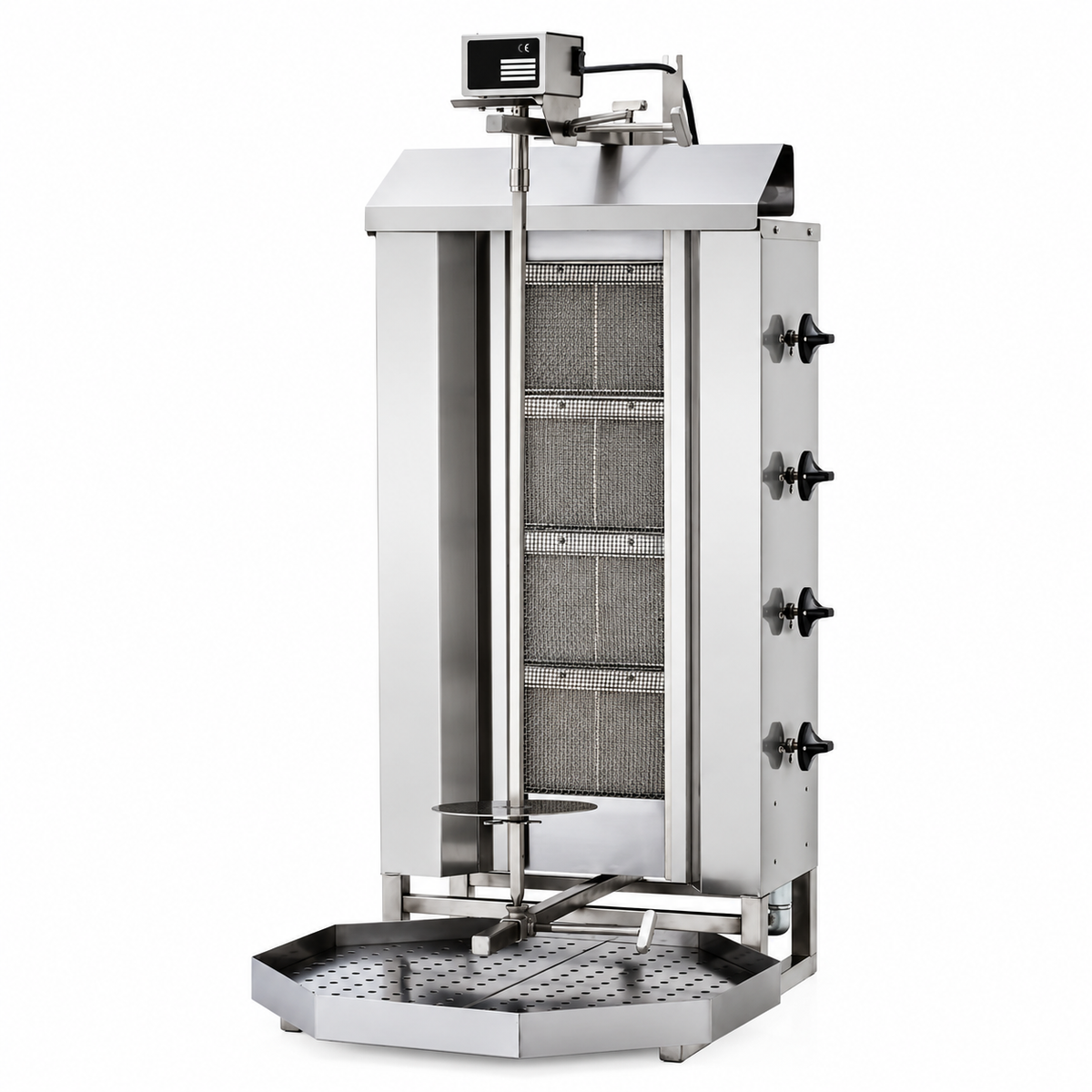 Gastronics Dönergrill / Gyrosgrill 4 Brenner Motor oben