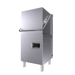 Haubenspülmaschine Edelstahl Profi mit Klarspül & Reinigerdosierpumpe - CPGASTRO