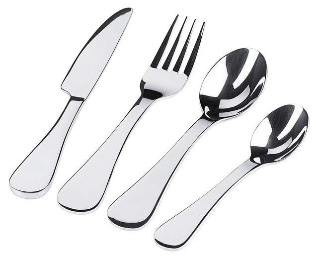 Edelstahl Kinderbesteck me!First 12er Pack Löffel Gabel Messer - CPGASTRO