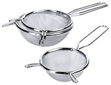 Edelstahl Passiersieb rund 10 bis 26 cm stabile Qualität Contacto  CPGASTRO