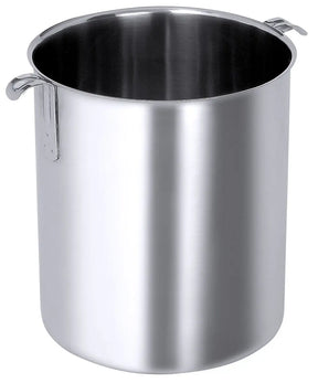 Edelstahl Wasserbadkasserolle 1 bis 10 Liter mit Hakengriffen - CPGASTRO