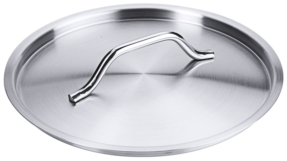 Edelstahl Deckel für Ø 16-50cm für Serie 2200 Kochtopf Bratpfanne Stielkasserolle Contacto - CPGASTRO