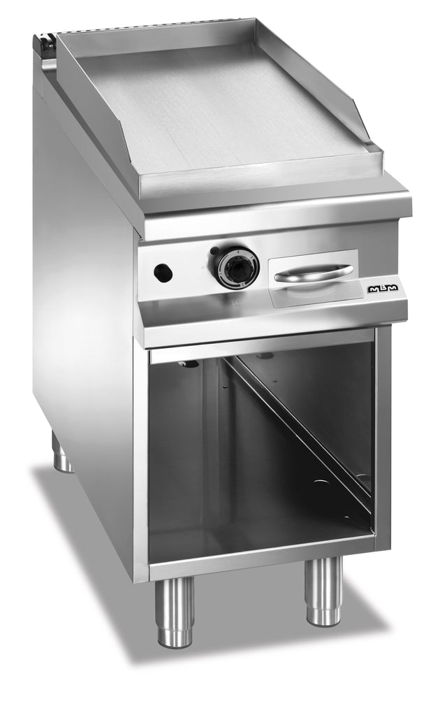 MBM Grillplatte glatt verchromt mit Untergestell 6 / 8 kW MBM - CPGASTRO