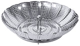 Edelstahl Gemüsedämpf-Einsatz Ø 14-23 & 18-27 cm