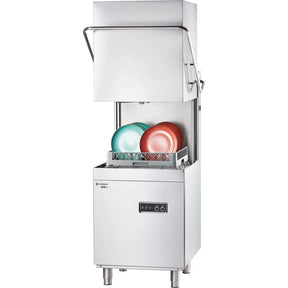 Haubenspülmaschine 6,8 kW mit Klarspülmittel- und Reinigerdosierpumpe - CPGASTRO