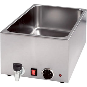 Bain-Marie GN1/1 150mm Höhe mit Ablasshahn - CPGASTRO