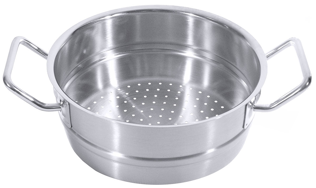 Edelstahl Dampfgar-Einsatz Ø 20-36 cm schwere Qualität