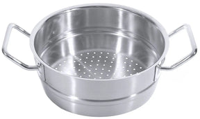 Edelstahl Dampfgar-Einsatz Ø 20-36 cm schwere Qualität - CPGASTRO