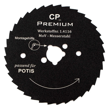 Kreismesser für Potis 80 Teflon beschichtet Döner- Gyrosmesser.