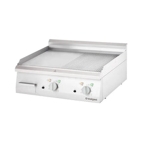 Grillplatte ½ glatt und ½ gerillt 8,1 / 13 kW - CPGASTRO