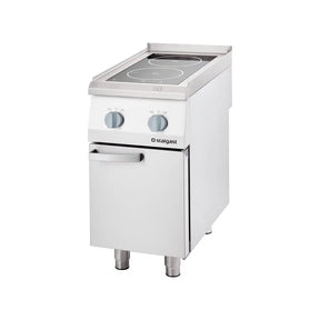 Induktionskochfeld 2 Kochfelder mit Untergestell 7 kW - CPGASTRO