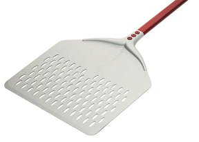 Alu Pizzaschaufel gelocht rechteckig Gesamtlänge 155 - 175cm - CPGASTRO