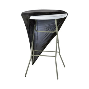 Stehtisch klappbar weiß Ø 800 mm H 1100 mm - CPGASTRO