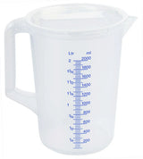 Profi Messbecher mit Deckel 1 oder 2 Liter - CPGASTRO