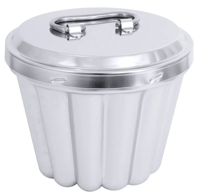Edelstahl Puddingform 14 cm ohne Innenrohr mit Deckel Contacto  CPGASTRO