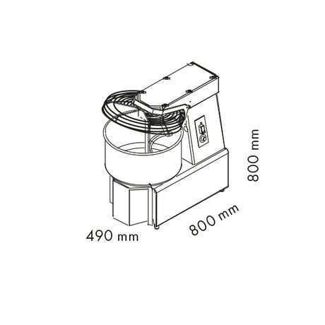 GAM Teigknetmaschine S GAM - CPGASTRO