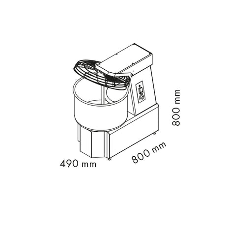 GAM Teigknetmaschine S GAM - CPGASTRO