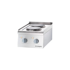 Elektroherd 2 Kochfelder rund 5,2 kW - CPGASTRO
