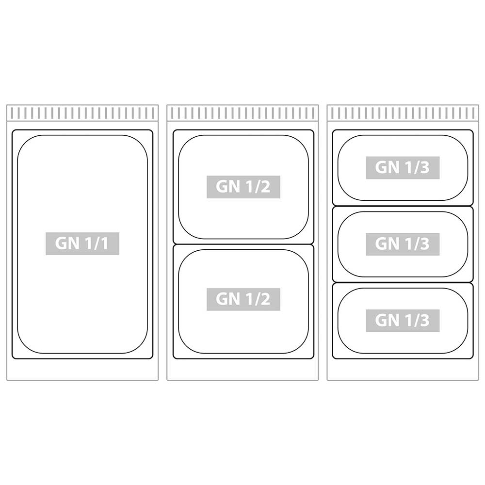 Bain-Marie Elektro 1,6 kW Gastronics - CPGASTRO