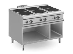 MBM Elektroherd 6 Kochplatten viereckig mit Untergestell 20 kW - CPGASTRO