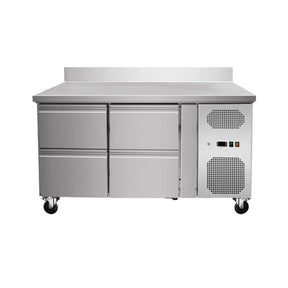 Kühltisch mit Schubladen und Aufkantung - CPGASTRO