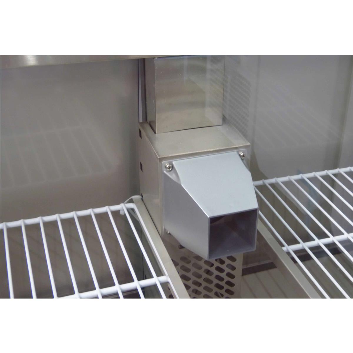 Kühltisch 1 Tür 2 Schubladen Unterbaukühlung 90x70 Gastronics - CPGASTRO