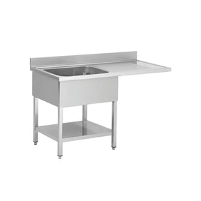 Spültisch für Spülmaschine Becken Links Tiefe 60 - CPGASTRO