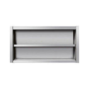 Wandhängeschrank aus Edelstahl offen Tiefe 40mm - CPGASTRO