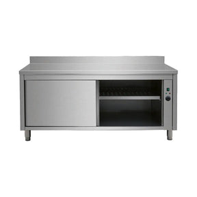Wärmeschrank Edelstahl mit Aufkantung Tiefe 70 - CPGASTRO
