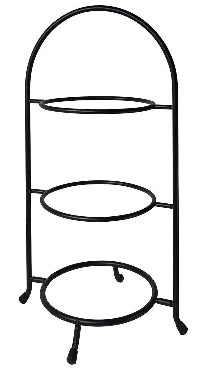 Telleretagere dreistufig schwarz für Teller 17,5-31 cm - CPGASTRO