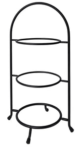 Telleretagere dreistufig schwarz für Teller 17,5-31 cm - CPGASTRO