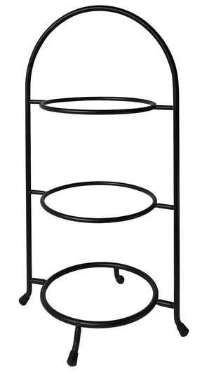 Telleretagere dreistufig schwarz für Teller 17,5-31 cm - CPGASTRO