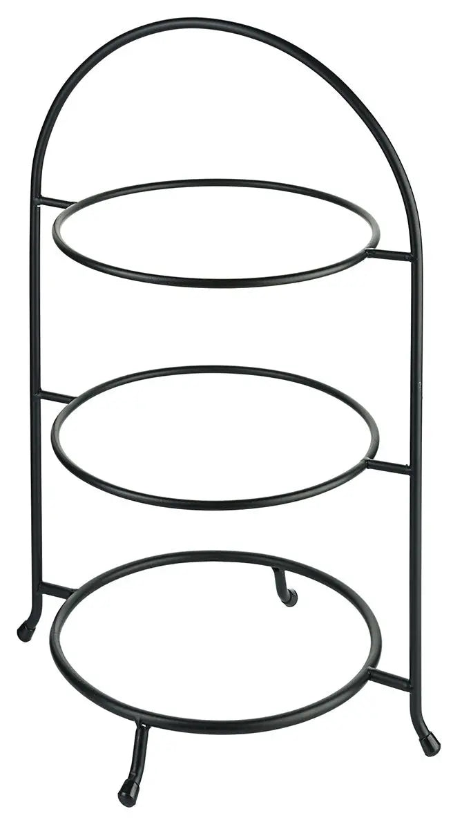 Telleretagere dreistufig schwarz für Teller 17,5-31 cm - CPGASTRO