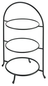 Telleretagere dreistufig schwarz für Teller 17,5-31 cm - CPGASTRO