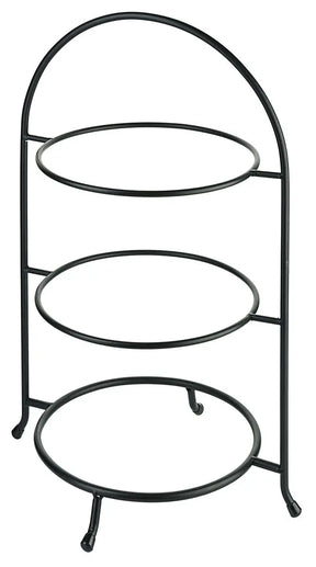 Telleretagere dreistufig schwarz für Teller 17,5-31 cm - CPGASTRO