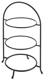 Telleretagere dreistufig schwarz für Teller 17,5-31 cm - CPGASTRO