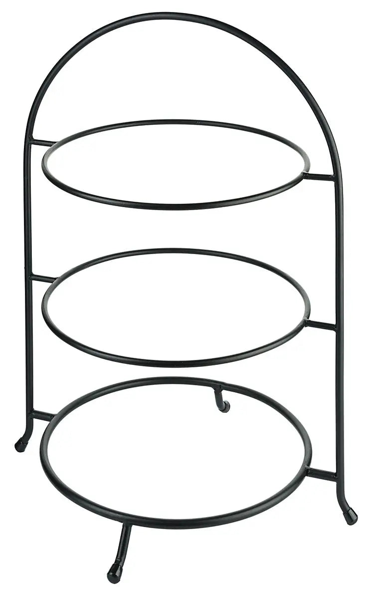 Telleretagere dreistufig schwarz für Teller 17,5-31 cm - CPGASTRO