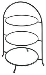 Telleretagere dreistufig schwarz für Teller 17,5-31 cm - CPGASTRO