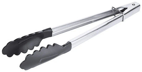 Edelstahl Bratzange 23-40 cm hochglänzend mit Feder und Verschlussschieber Contacto - CPGASTRO