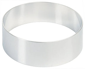 Tortenring Rund Aluminium 180mm - CPGASTRO