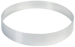 Tortenring Rund Aluminium 380mm - CPGASTRO