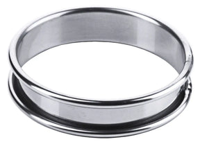 Edelstahl Tortenbodenring flach 8 cm - CPGASTRO